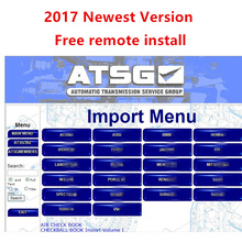 Software de reparación automática ATSG 2017, transmisión automática, información de reparación de grupo de servicio 2024 - compra barato