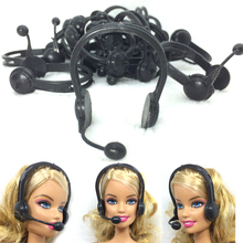 NK 20 unids/set de plástico de moda auriculares micrófono accesorio para muñeca barbie accesorios auriculares mejor regalo 2024 - compra barato