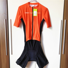 Женский костюм для триатлона, оранжевый костюм с коротким рукавом для велоспорта, спортивный костюм для велоспорта, Ropa ciclismo, 2019 2024 - купить недорого