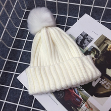Kids Beanies Autumn Winter Knitted Wool Hats Boys Girls Cotton Beanies Cap Protect The Ears Lovely Cotton Cap Warm Thick Hat 2024 - buy cheap