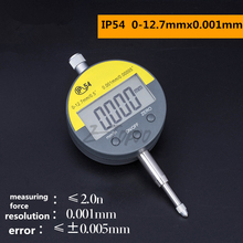 Óleo-prova IP54 Micrometro Digitais Micrômetro 0.001mm Eletrônico Metric/Polegada 0-12.7mm/0.5" medidor de precisão Dial Indicator Calibre 2024 - compre barato