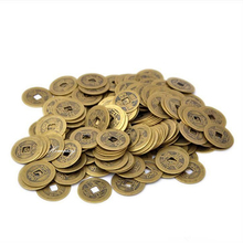 50pcs/lot 20/24/28/38/43mm Chinese Feng Shui Lucky Ching/Ancient Coins set Educational Ten emperors Antique Good Fortune Money 2024 - buy cheap