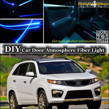interior Ambient Light Tuning Atmosphere Fiber Optic Band Lights For Kia Sorento Inside Door Panel illumination Not EL light 2024 - buy cheap