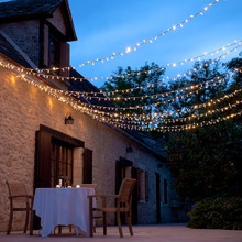 Guirnalda de luces LED para exteriores, guirnalda de luces para fiesta, boda, navidad, eventos, decoración, 10M/20M/30M/50M/100M 2024 - compra barato