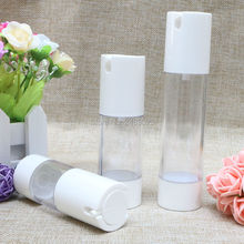 Free Shipping High-grade 30ml 50ml White Lotion Refillable Bottle Plastic Pump Bottle Cleanser Cosmetic Containers 120pcs/lot 2024 - buy cheap