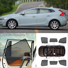 Parasol magnético para ventanas laterales de coche, visera de malla bloqueadora de rayos UV para Volvo V40, accesorios de cortina 2024 - compra barato