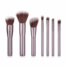 Newest 7pcs Makeup Brushes Set Wooden Foundation Cosmetic Eyebrow Eyeshadow Brush Women's Fashion Brush Set Pincel Maquiagem 2024 - buy cheap