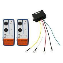 Cabrestante inalámbrico de recuperación de 12V, Control remoto, 2 interruptor de auricular para JEEP ATV SUV 2024 - compra barato