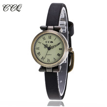 CCQ Luxury Brand Women's Watches Quartz Leather Band Newv Strap Ladies Dress Watch Analog Mens Wrist Watches orologio donna 2024 - buy cheap