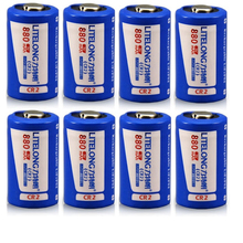Bateria de lítio recarregável 8 tamanhos, original, 3v, cr2, alta capacidade, 880mah, bateria de íon de lítio recarregável, para câmera 2024 - compre barato