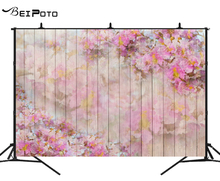 Beipoto rosa flor em madeira fotografia backdrops foto fundo capina chá de panela do bebê photocall estúdio imagem adereços 2024 - compre barato