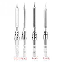 Puntas de pistola para soldar de acero inoxidable TS100, puntas de soldadura de repuesto, T1-C, TS-ILS, herramientas de soldadura 2024 - compra barato