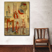 Wall Pictures For Living Room Abstract Mark Rothko Room in Karnak 1946 Canvas Art Home Decor Modern No Frame Oil Painting 2024 - buy cheap