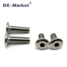 m6*10 , 100pcs ,m6 flat hexagon screw , 304 stainless steel thin head furniture bolt , m6 fasteners Manufacturer ,A013 2024 - buy cheap