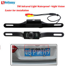 HaiSunny Car Camera Reversing Backup Car Rear View Camera IR For With Infrared Installed License plate 2024 - buy cheap