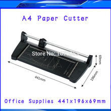 Máquina de corte de papel portátil para A4, cortadora Manual, cuchillas de corte, herramienta hecha a mano, para oficina y escuela, nueva 2024 - compra barato