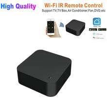 Controle remoto infravermelho para tv tiigogo, controle remoto inteligente wi-fi ir para ar-condicionado de tv, ventilador e dvd etc. para alexa, google assistant, controle de voz 2024 - compre barato