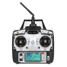 Transmisor con receptor de FS-T6 para coche cuadricóptero, R6-B Original de 2,4 GHz, 6 canales, Modo 2, con mando a distancia 2024 - compra barato