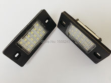 2Pcs WHITE LED REAR LICENSE PLATE LIGHTS LAMPS ERROR FREE for Porsche Cayenne(2002-2010) License lamp assembly 2024 - buy cheap