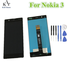 1Pcs For Nokia 3 LCD TA-1032 TA-1020 TA-1028 5.0 Inch LCD Display Touch Screen Digitizer Assembly  +Tempered Glass +Tools Repair 2022 - buy cheap
