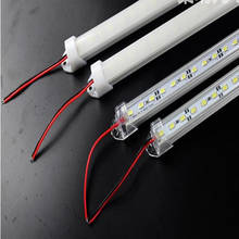 LED Bar Lights  DC12V 5730 LED Rigid Strip LED Tube with U Aluminium Shell + PC Cover White Warm White Cold White 6pcs/lot 2024 - buy cheap