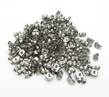 50pcs/lot 4.6x6mm stainless steel earring back stoppers wholesale diy jewelry findings Components B 2024 - buy cheap