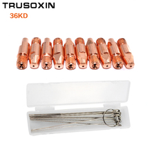 10pcs MIG Torch Head Accessory Electric Tip of Binzel MIG MAG 36KD Torch for MIG MAG Welding Machine with 1Box Dredge 2024 - buy cheap