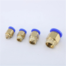 PC 1/8'' 1/4'' 3/8'' 1/2'' Male 14mm 16mm Straight Push In Pneumatic Fitting To Connect Air Compressor Parts 2024 - buy cheap