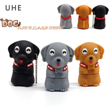 USB flash drive pendrive cartoon dogs memory stick 4GB 8GB 16GB 32GB personalized gift pen drive real capacity usb stick u disk 2024 - buy cheap