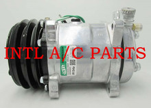 for Sanden 5H14 508 8390 SD5H14 SD508 Universal auto car a/c ac compressor with 2pk pulley 12V/24V 2024 - buy cheap