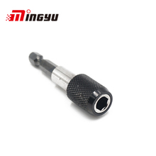 1Pcs 1/4 Hex Shank Quick Release Electric Drill Magnetic Screwdriver Bit Holder 60mm 2024 - buy cheap