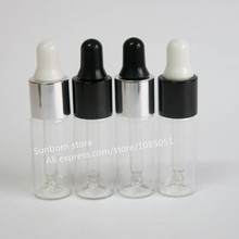 10 X 5ml glass bottle with pipette dropper 5cc dropper glass bottle clear glass e liquid packaging container 2024 - buy cheap