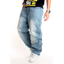 Jeans solto masculino para hip hop, estampa de marca europeu, shorts de moda casual e solto para skate, hip-hop e hip-hop 2024 - compre barato