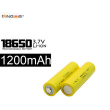 Kingwei-Batería de iones de Litio recargable para linterna Led, pila de Litio de 18650 V y 3,7 mAh de alta calidad, 1200, 10 Uds. 2024 - compra barato