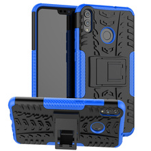 Para huawei honor 8x honor 8x, capa de silicone com dupla camada armor, amortecedor à prova de choque, borracha dura 2024 - compre barato