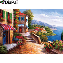 DIAPAI 5D DIY Diamond Painting 100% Full Square/Round Drill "Town scenery" Diamond Embroidery Cross Stitch 3D Decor A21956 2024 - compre barato