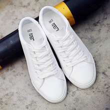 women canvas shoes 2019 New women Shoes black white Sneakers Women Casual Shoes Tenis Feminino lace-up Leather Female Shoes 2024 - buy cheap
