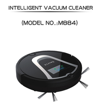 Пылесос Eworld M884 для сухой и влажной уборки, умный робот-пылесос с HEPA-фильтром для сухой и влажной уборки, черный 2024 - купить недорого