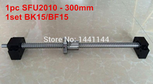 1pc SFU2010 -  300mm Ballscrew  with ballnut end machined + 1set BK15/BF15 Support  CNC Parts 2024 - buy cheap