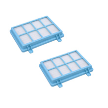 2 peças de filtro hepa para philips power pro compacto fc9331/09 fc9332/09 fc8010/01 acessórios de aspirador de pó poste filtros azuis 2024 - compre barato