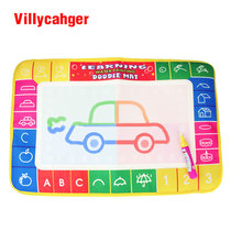 2 types 45 X 29 cm 4 color Doodle Mat with 1 Small Magic Pen / Water Drawing Mat / Water painting rug Learning mat 2024 - buy cheap