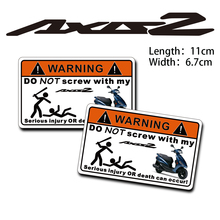 KODASKIN Motorcycle Cheap 2D Creative Warning Sticker Decal for Yamaha LTS 125 Axis Z 2024 - buy cheap