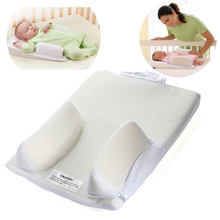 Newborn Baby Infant Sleep Positioner Baby Safe Anti Roll Sleep Prevent Flat Head Shape anti-turn over anti-swelling milk pillow 2024 - buy cheap