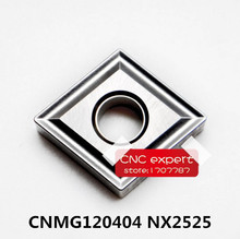 10PCS CNMG120404 NX2525/CNMG120408 NX2525. cutting blade, turning tip,Suitable for MCLNR MCKNR MCBNR MCMNN Series Lathe Tool 2024 - buy cheap