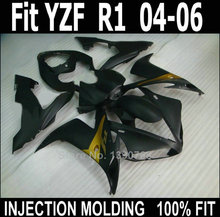 ABS plastic fairings for Yamaha injection molded YZF R1 2004 2005 2006 black fairing kit YZFR1 04 05 06 NV45 2024 - buy cheap