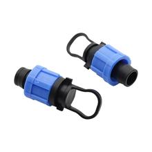 Cinta de goteo con bloqueo de rosca para agricultura, Conector de manguera de agua de riego, accesorios de riego, 5/8 ", 5 uds. 2024 - compra barato