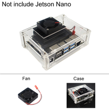 Capa de acrílico transparente para placa nvidia jetson nano kit shield | acessórios para radiador cooler 2024 - compre barato