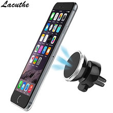 Lacuthe Universal Car Holder 360 Degree Magnetic Car Phone Holder GPS Stand Air Vent Magnet Mount for iPhone 5s 7 6 8 X 2024 - buy cheap