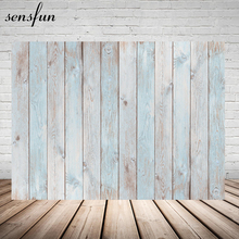 Sensfun Wooden Boards Fade Peeled Texture Portrait Photographic Background Photocall Photography Backdrops For Photo Studio 2024 - buy cheap