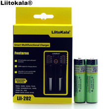 Плата защиты аккумулятора Liitokala, 2 шт., 18650, 3,7 В, 3400 мА/ч, NCR18650B, Lthium, подходит для аккумулятора + зарядное устройство для зарядки в режиме «Lii-202» 2024 - купить недорого